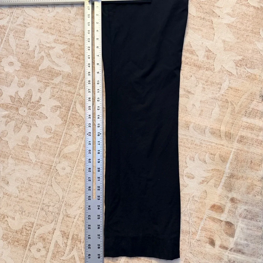 Brooks Brothers Caroline Fit Black Wool Tollegno 1900 Italian Pants 4 Luxury‎